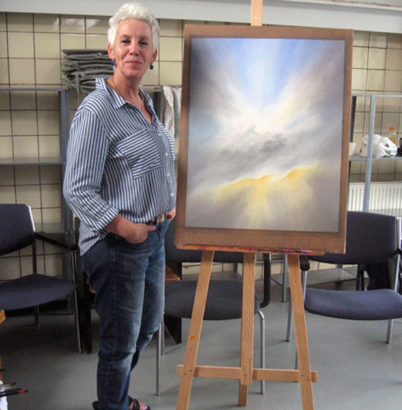 home Brigitte aan het werk